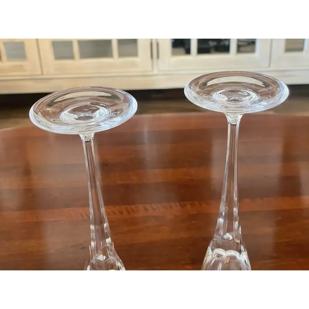 Set of 2 Mikasa Wedding Bells Toasting Fluted Champagne Glass Lead Crystal